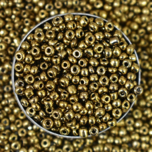 gold sugar beads