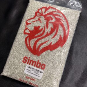 Silver sugar beads