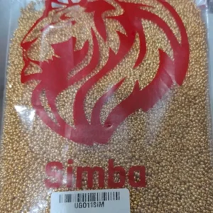 Gold sugar beads